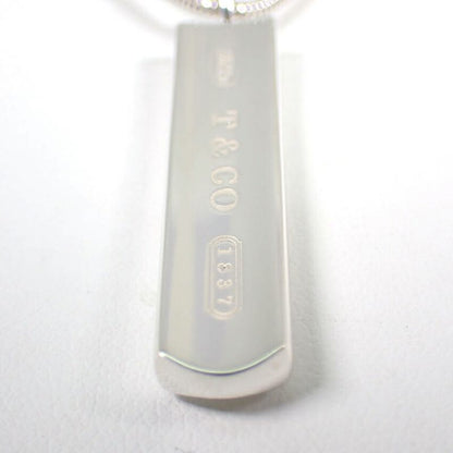 Tiffany & Co 925 1837 Bar Pendant Necklace J99-5