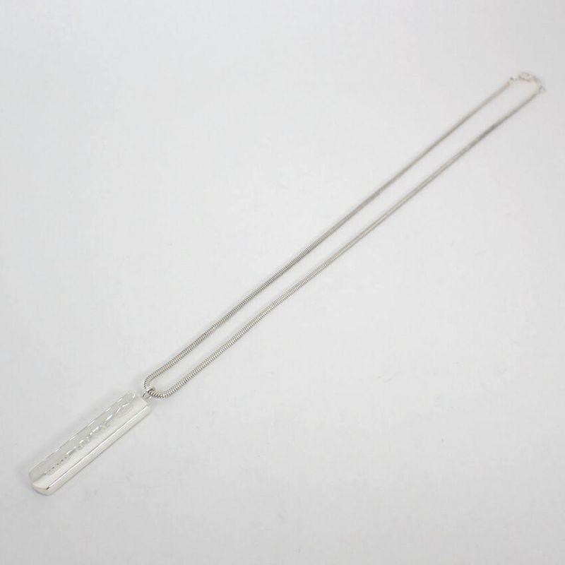 Tiffany & Co 925 1837 Bar Pendant Necklace J99-5