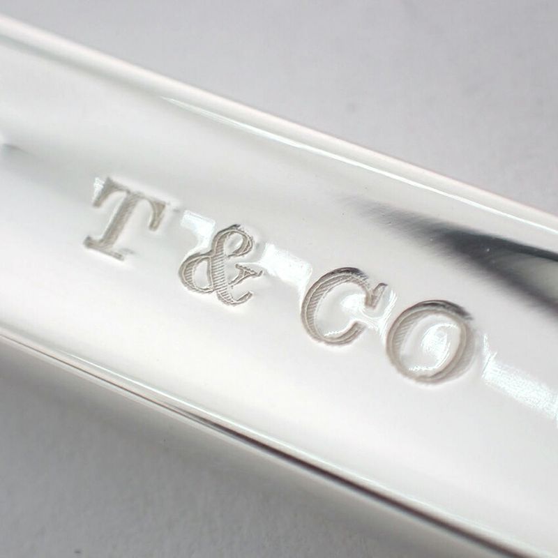 Tiffany & Co 925 1837 Bar Pendant Necklace J99-5