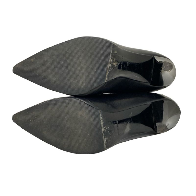 Chanel Boots 37 Ladies - Black Quilted Outsole Reupholstered Leather Lambskin