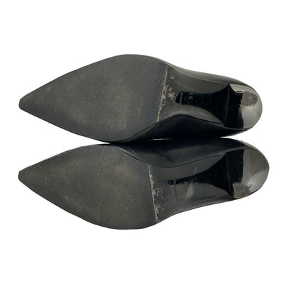 Chanel Boots 37 Ladies - Black Quilted Outsole Reupholstered Leather Lambskin