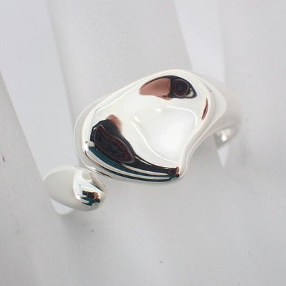 Tiffany & Co Ag925 Full Heart Ring #14 J99-8