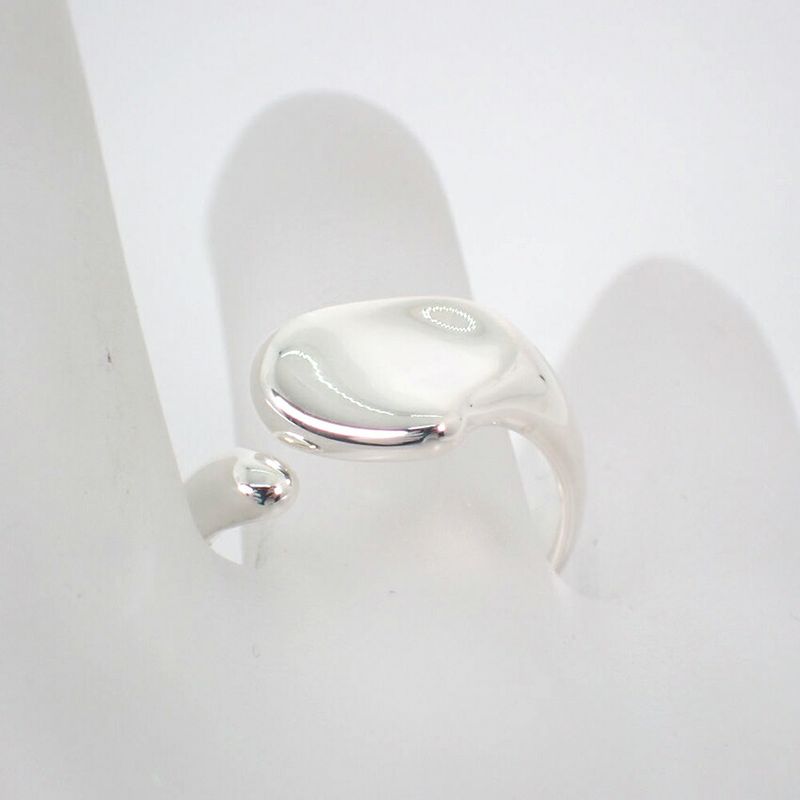 Tiffany & Co Ag925 Full Heart Ring #14 J99-8