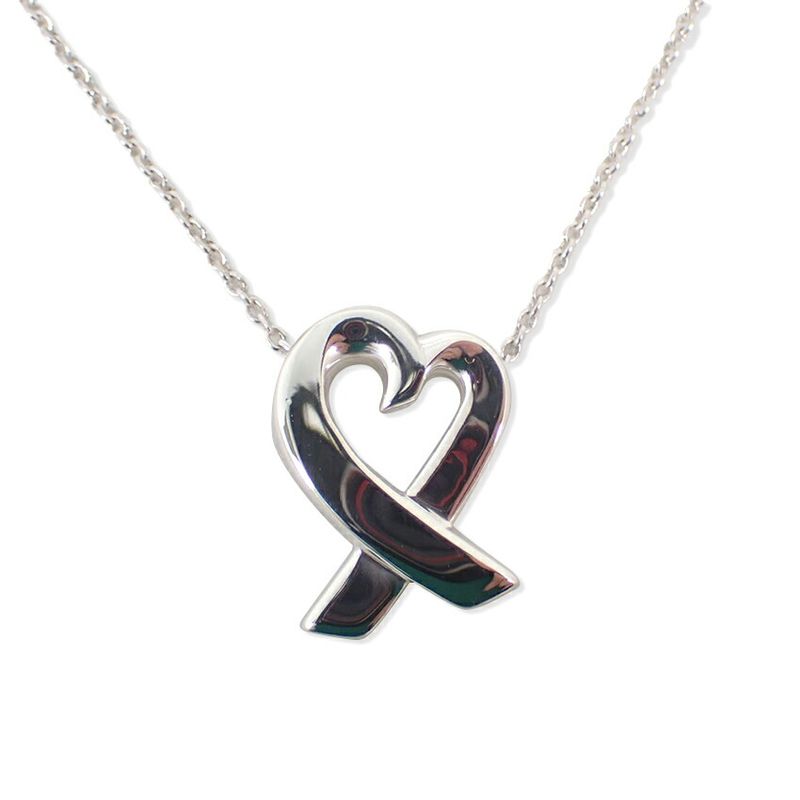 Tiffany & Co 925 Paloma Picasso Loving Heart Pendant J101-3