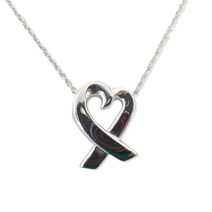 Tiffany & Co 925 Paloma Picasso Loving Heart Pendant J101-3