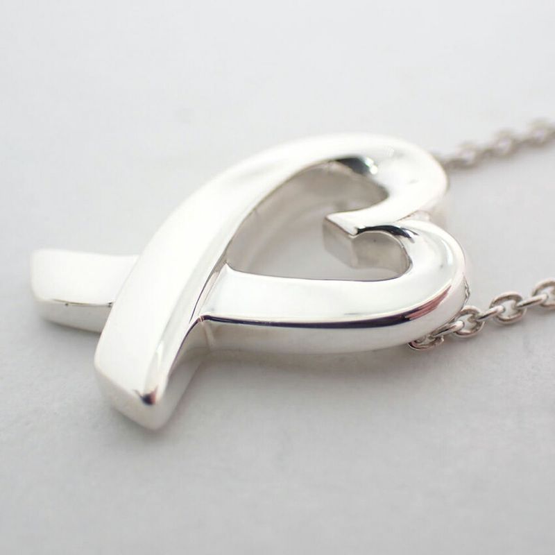 Tiffany & Co 925 Paloma Picasso Loving Heart Pendant J101-3