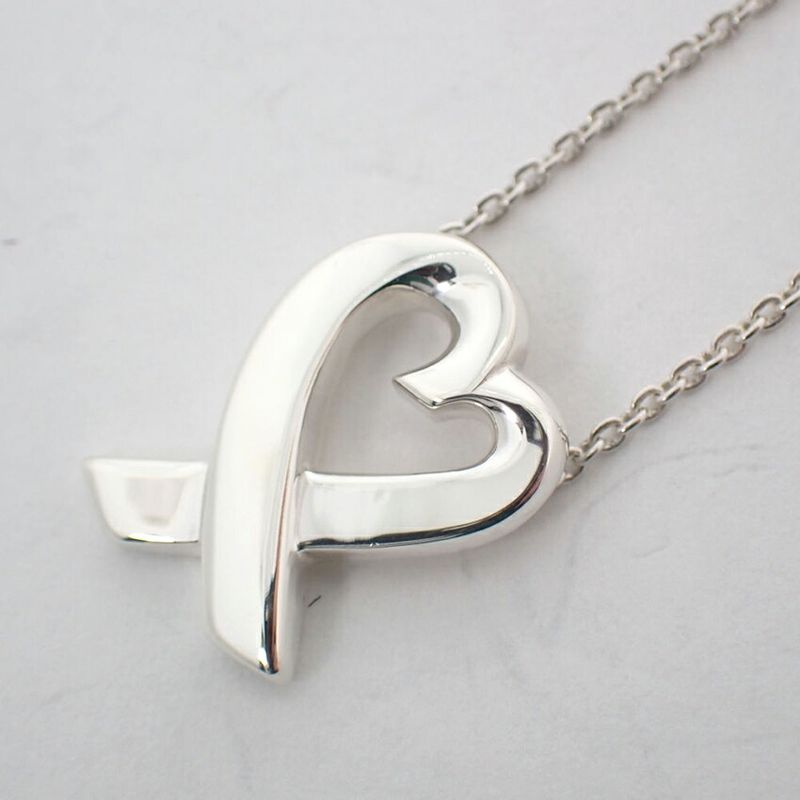 Tiffany & Co 925 Paloma Picasso Loving Heart Pendant J101-3