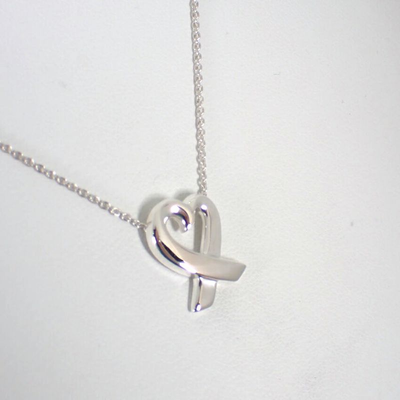 Tiffany & Co 925 Paloma Picasso Loving Heart Pendant J101-3