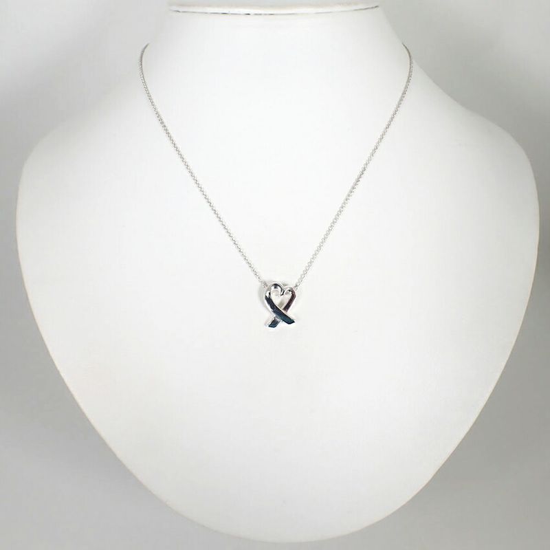 Tiffany & Co 925 Paloma Picasso Loving Heart Pendant J101-3