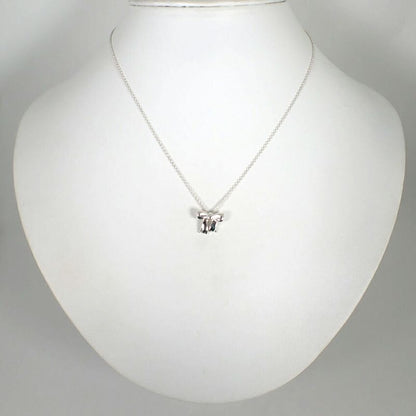 Tiffany & Co 925 Ribbon Pendant Necklace J101-5