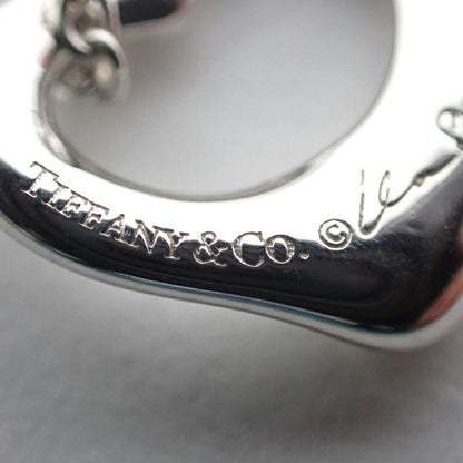 Tiffany & Co 925 Open Heart Pendant Necklace J101-6