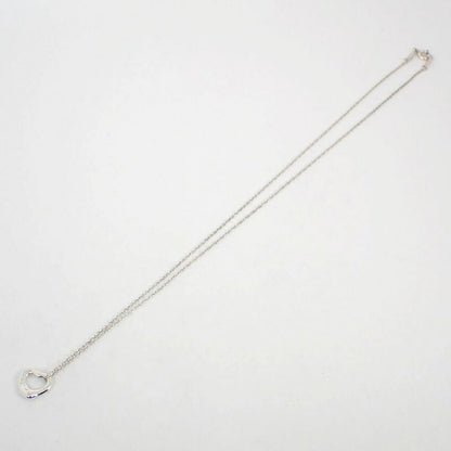 Tiffany & Co 925 Open Heart Pendant Necklace J101-6