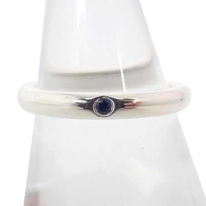Tiffany & Co 925 Sapphire Stacking Band R 9 J101-7