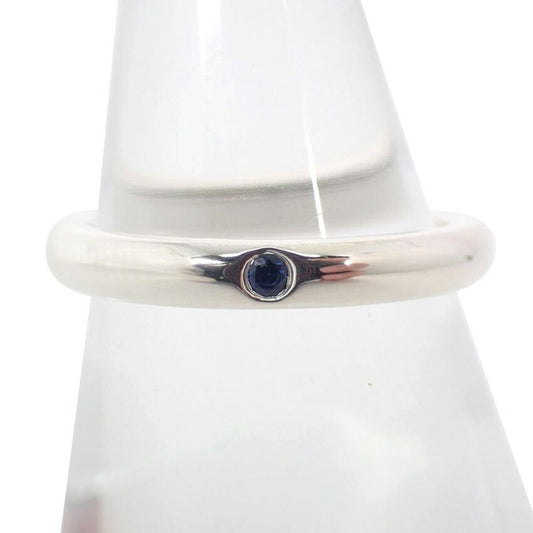 Tiffany & Co 925 Sapphire Stacking Band R 9 J101-7