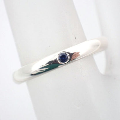 Tiffany & Co 925 Sapphire Stacking Band R 9 J101-7