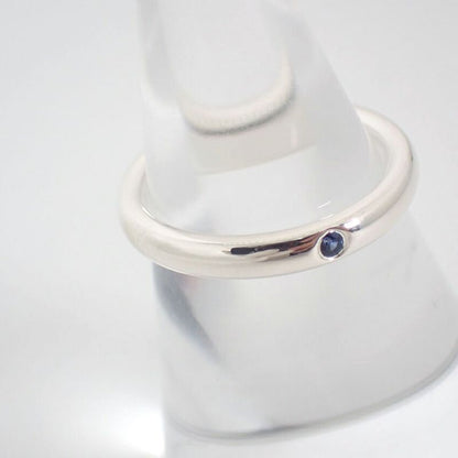 Tiffany & Co 925 Sapphire Stacking Band R 9 J101-7