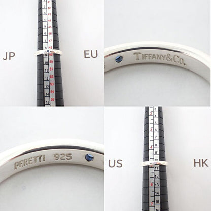 Tiffany & Co 925 Sapphire Stacking Band R 9 J101-7