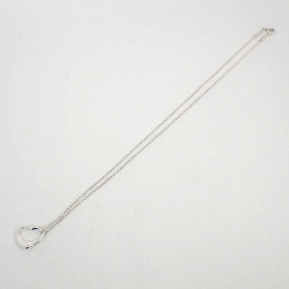 Tiffany & Co 925 Open Heart Pendant Necklace J101-8