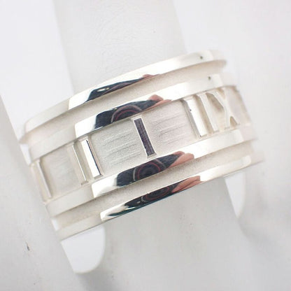 Tiffany & Co 925 Atlas Wide Ring #17 J101-1