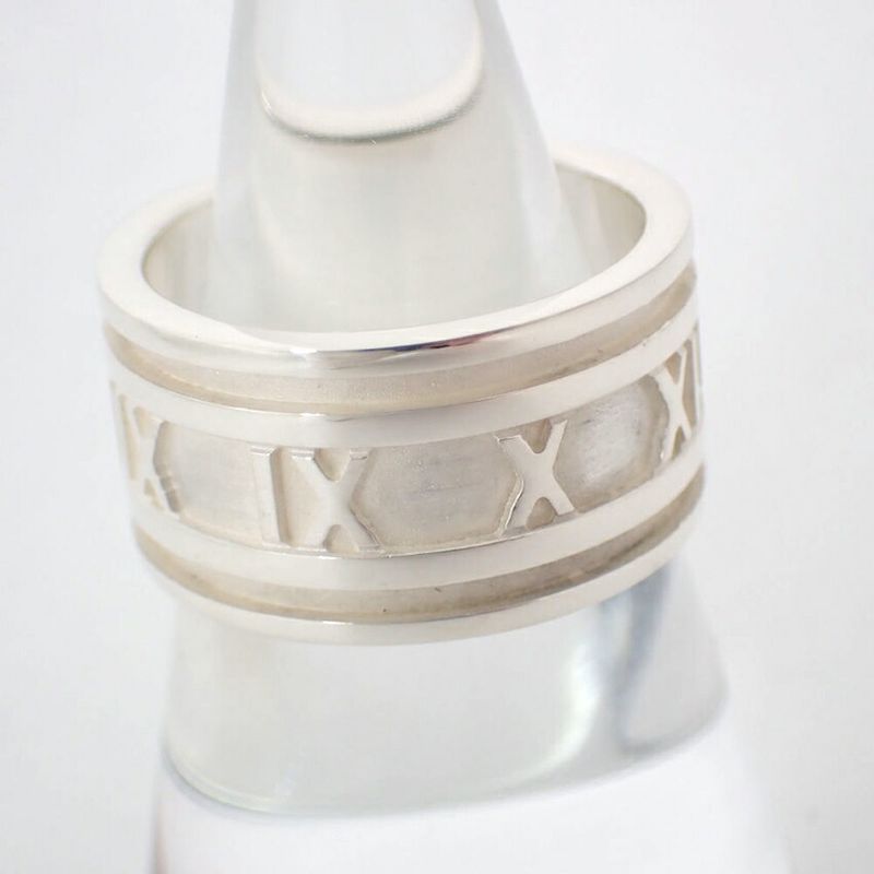Tiffany & Co 925 Atlas Wide Ring #17 J101-1