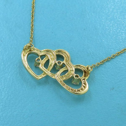 Tiffany & Co Triple Heart Necklace Diamond 3p
