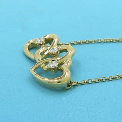 Tiffany & Co Triple Heart Necklace Diamond 3p