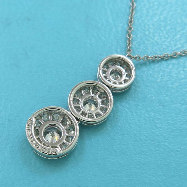 Tiffany & Co Sir Cles Dot Triple Drop Diamond Necklace