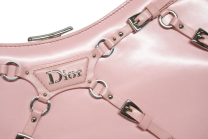Dior Punk Handbag 13 MA Calfskin Pink Galliano Era Silver — view 5