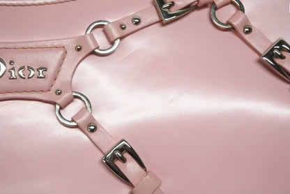 Dior Punk Handbag 13 MA Calfskin Pink Galliano Era Silver — view 6