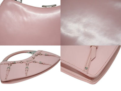 Dior Punk Handbag 13 MA Calfskin Pink Galliano Era Silver — view 8