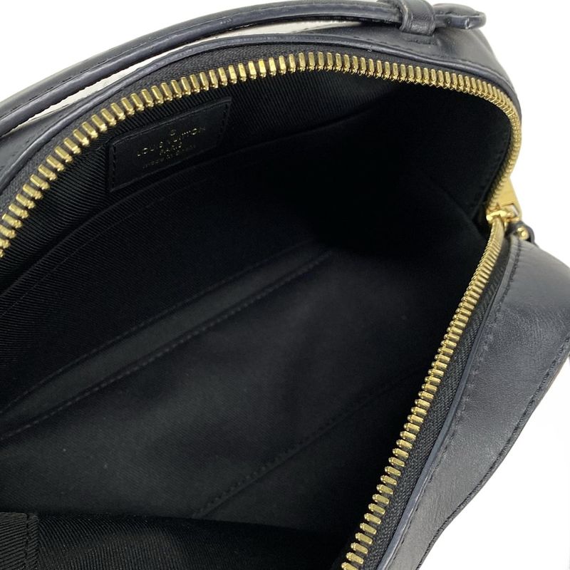 Louis Vuitton Shoulder Bag Monogram Saintonge M43555 Noir Black Leather