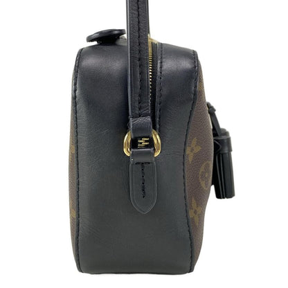 Louis Vuitton Shoulder Bag Monogram Saintonge M43555 Noir Black Leather