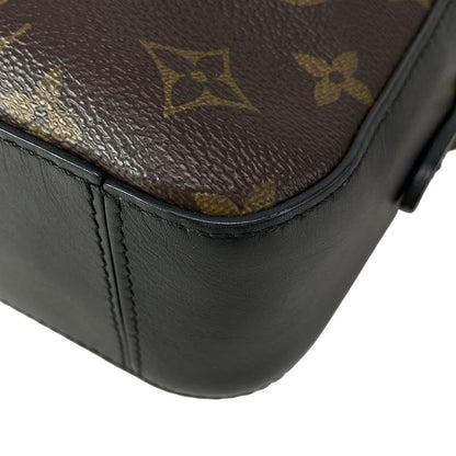 Louis Vuitton Shoulder Bag Monogram Saintonge M43555 Noir Black Leather