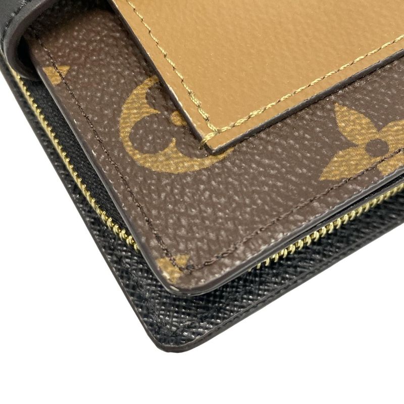 Louis Vuitton Bifold Wallet Monogram Reverse Portefeuille Juliette M69432