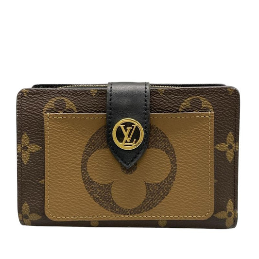 Louis Vuitton Bifold Wallet Monogram Reverse Portefeuille Juliette M69432