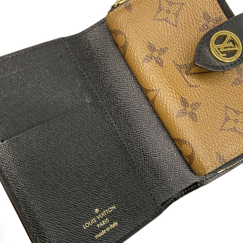 Louis Vuitton Bifold Wallet Monogram Reverse Portefeuille Juliette M69432