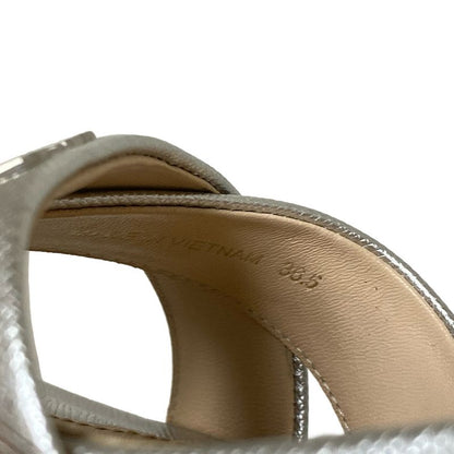 Prada Sandals 36.5 Women - Silver Leather