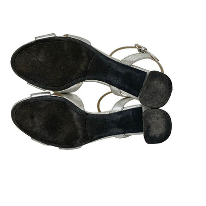 Prada Sandals 36.5 Women - Silver Leather