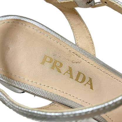 Prada Sandals 36.5 Women - Silver Leather