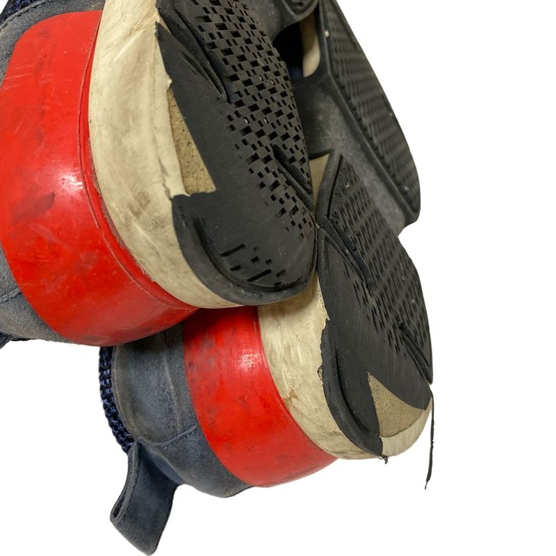 Hermes Sneakers 41 Mens - Navy X Grey X Red Leather