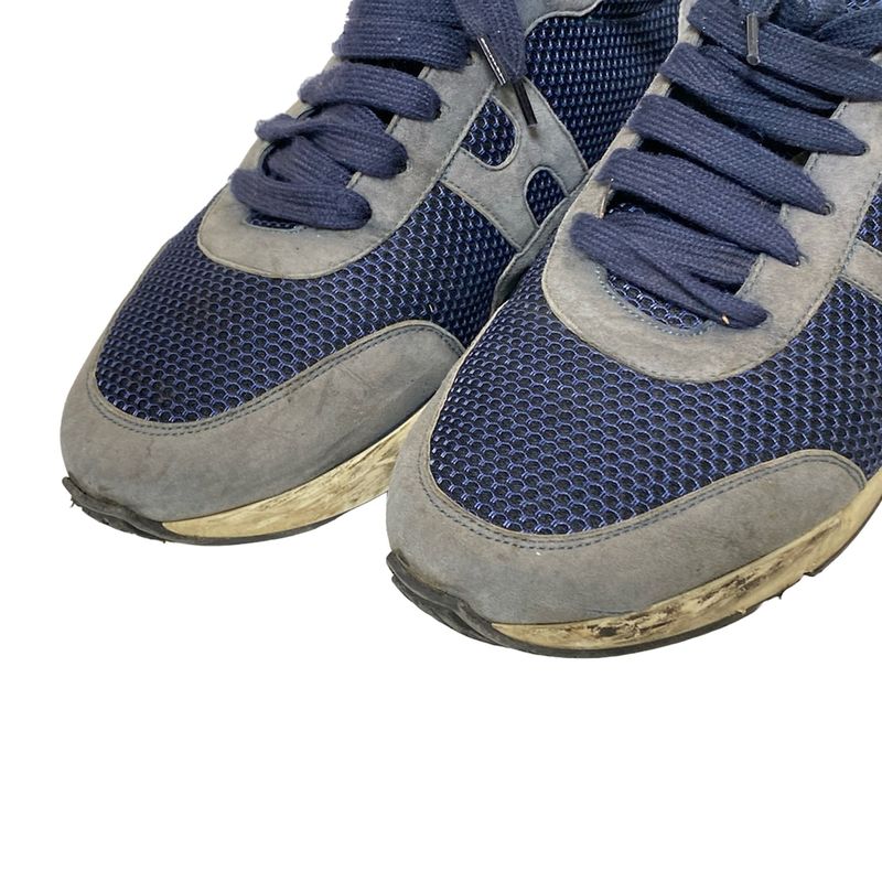 Hermes Sneakers 41 Mens - Navy X Grey X Red Leather