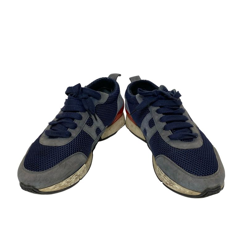 Hermes Sneakers 41 Mens - Navy X Grey X Red Leather