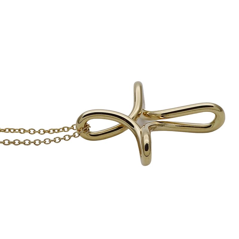 Tiffany & Co Tiffany & Co Necklace Women's Branded Cross 750yg Elsa Peretti