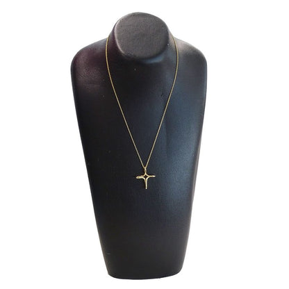 Tiffany & Co Tiffany & Co Necklace Women's Branded Cross 750yg Elsa Peretti