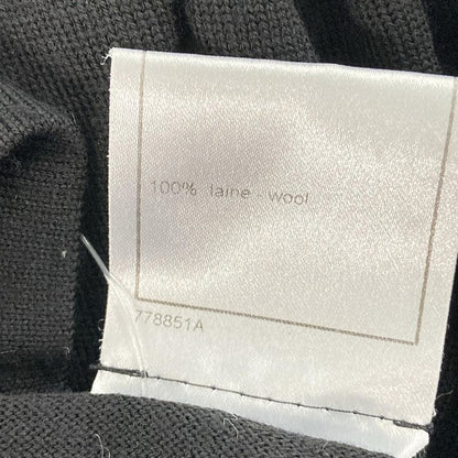 Chanel Long Sleeve Sweater Size 42 L Women's Excellent Condition - P31900 Black