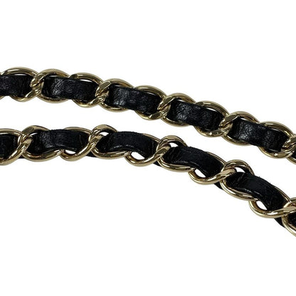 Chanel Shoulder Bag Baby Animal Black X White X Multi Gold Hardware Chain