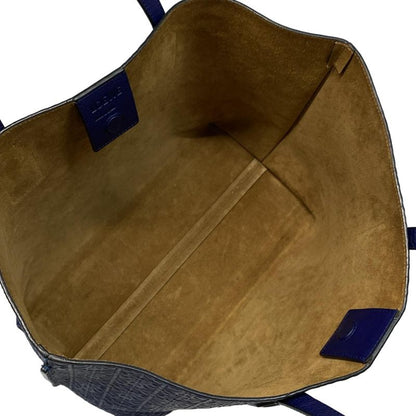 Loewe Tote Bag T Shopper Bag Navy Leather