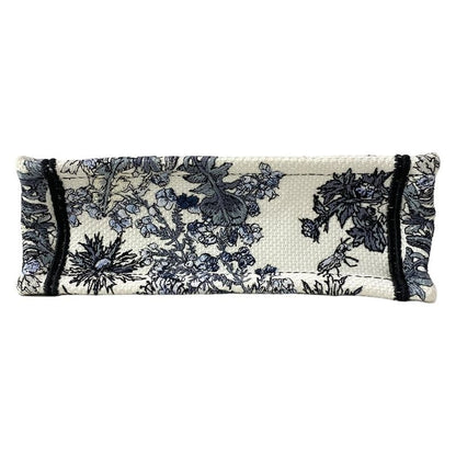 Dior Christian Dior Tote Bag Book Tote Mini Bag White X Blue Grey X Multi Floral