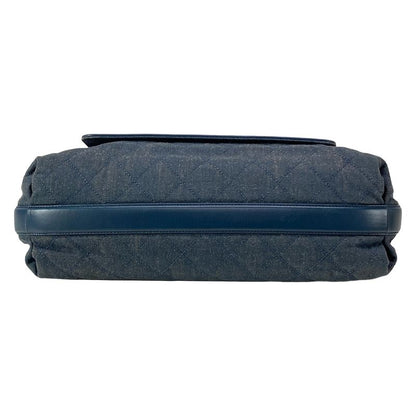 Chanel Tote Bag Matelasse A93560 Navy 2way Chain Shoulder Gold Hardware Leather