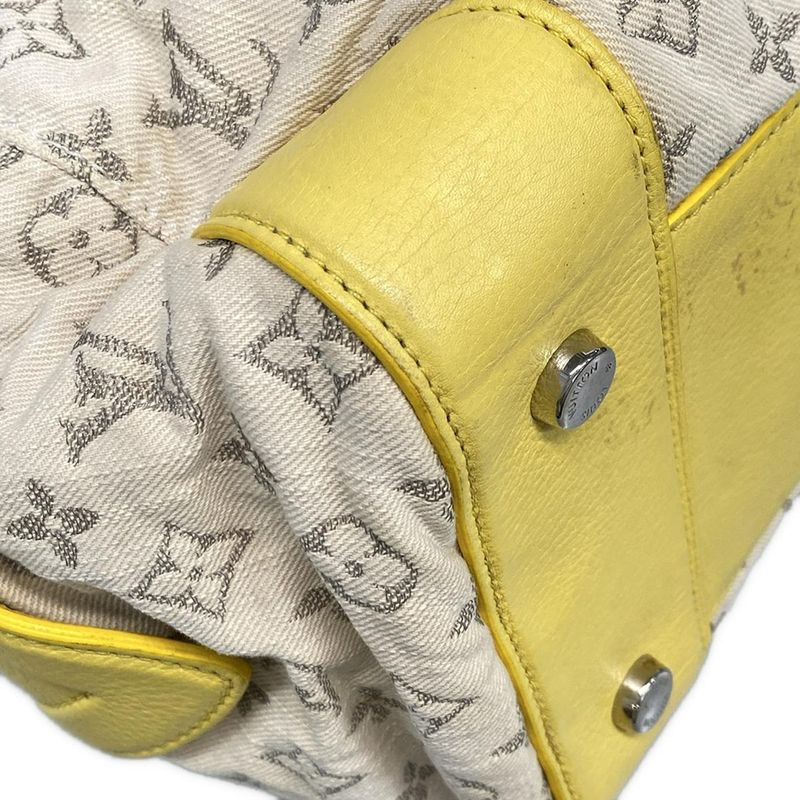 Louis Vuitton Handbag Monogram Denim Speedy Round M40709 Jeanne